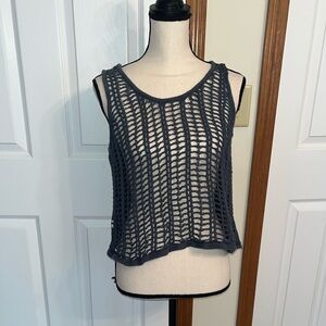 Women’s Blue Knit Tank Top